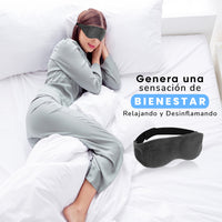 Antifaz de semillas térmico terapia frío y caliente