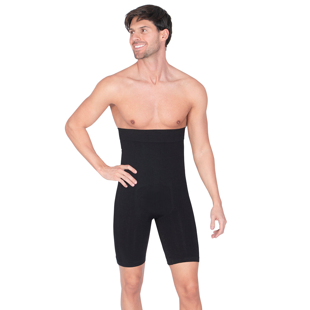 Bóxer shapewear para caballero talle alto