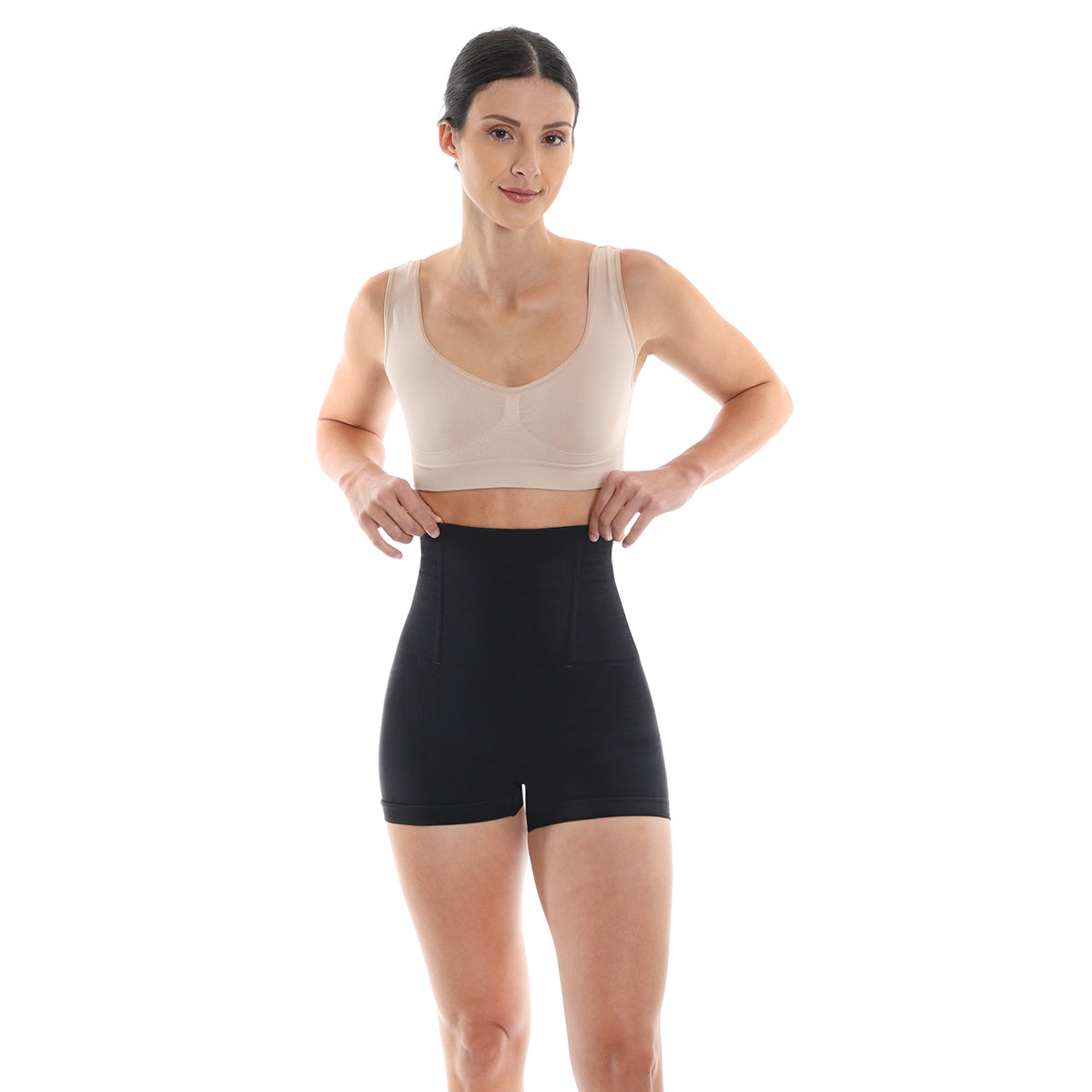 Bóxer Faja Control de Abdomen y Levanta Glúteos con Cinturilla Integrada