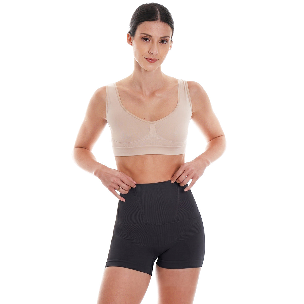 Bóxer Faja Control de Abdomen y Levanta Glúteos con Cinturilla Integrada