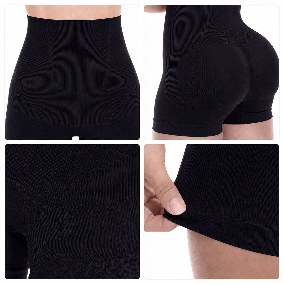 Bóxer Faja Control de Abdomen y Levanta Glúteos con Cinturilla Integrada