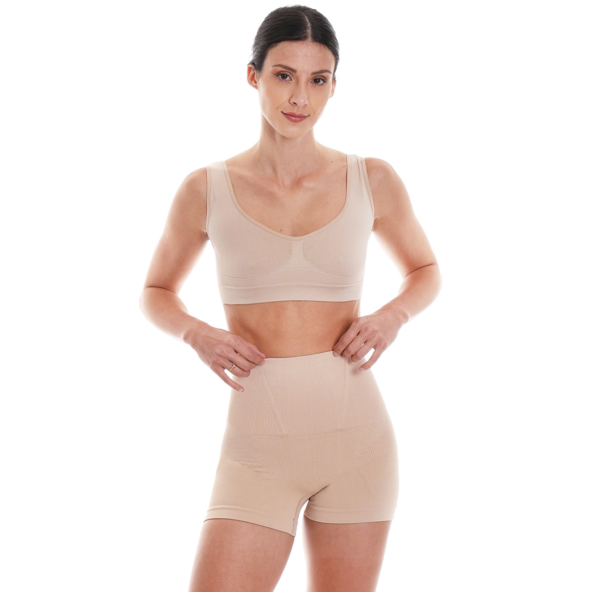 Bóxer Faja Control de Abdomen y Levanta Glúteos con Cinturilla Integrada