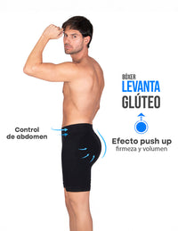 Bóxer Moldeador para Caballero - Levanta Glúteo con Tecnología Seamless
