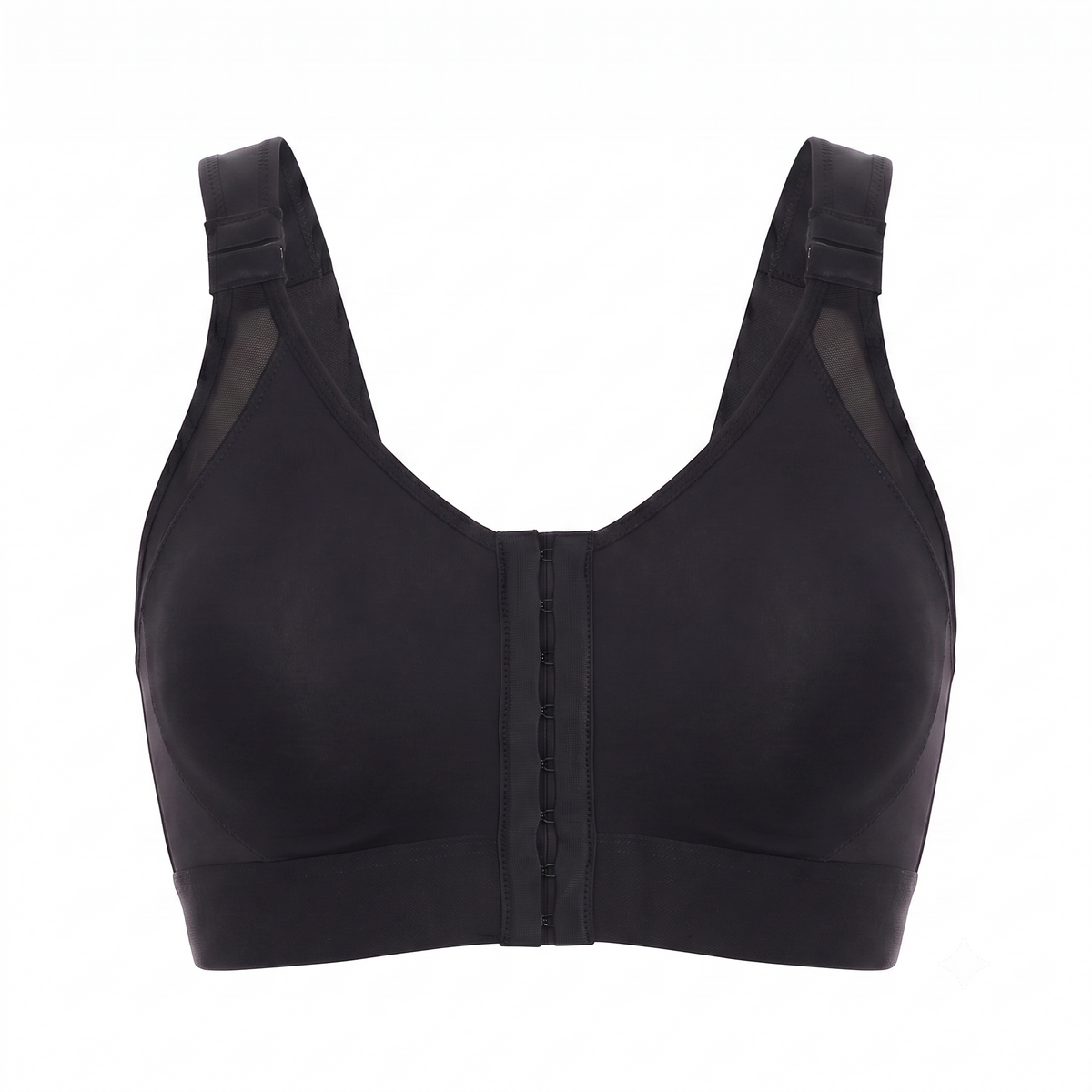 Top deportivo mujer brasier de alto impacto con cierre frontal