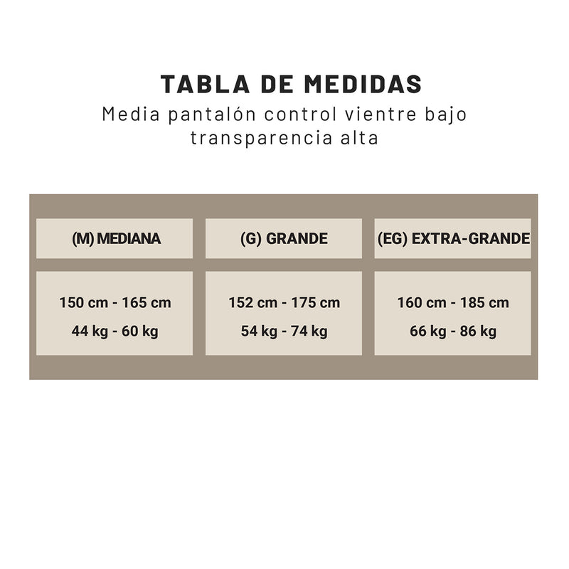 Pantimedia Colombiana de compresión  Pack 3pz Ritchi