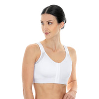 Top deportivo mujer brasier de alto impacto con cierre frontal