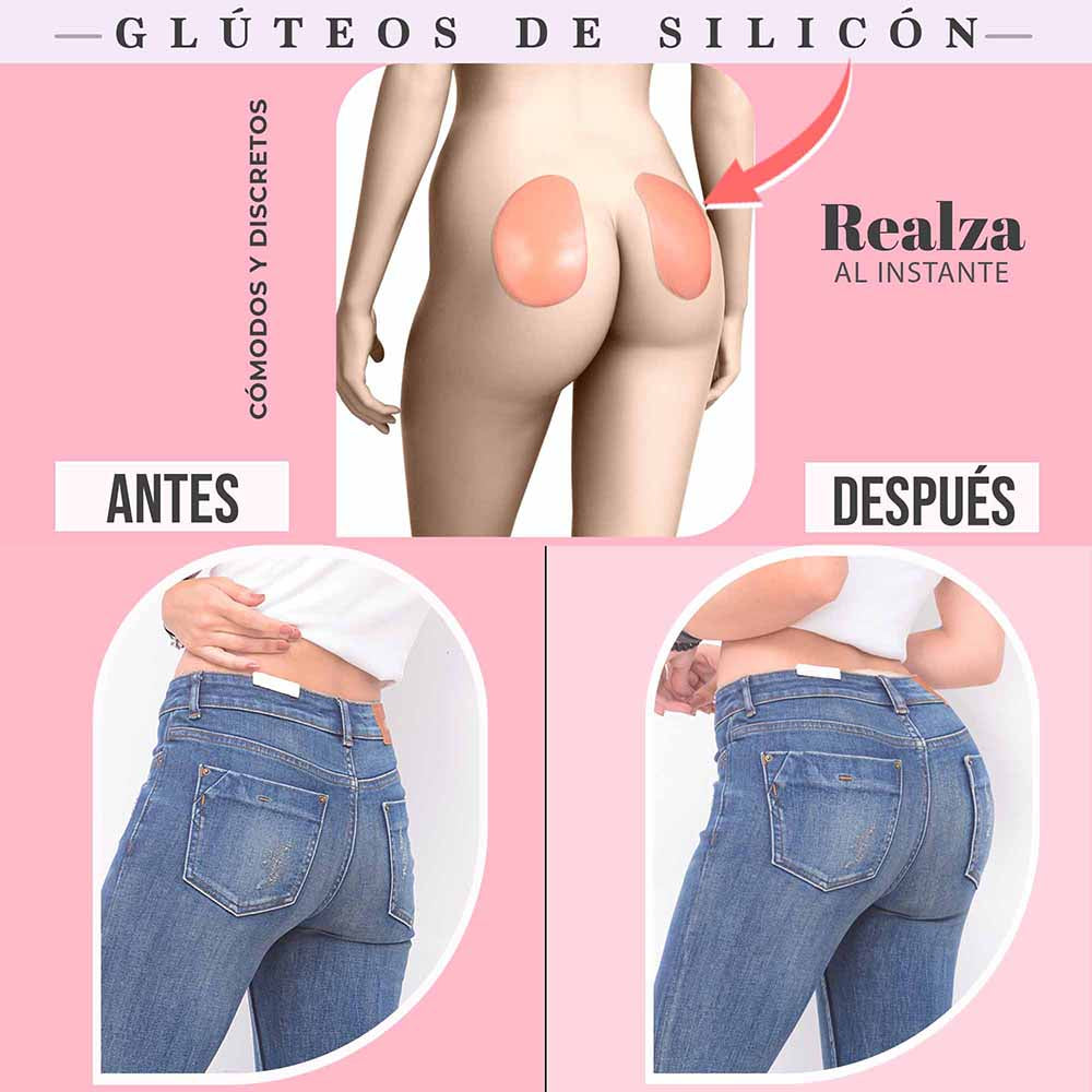 Glúteos Adheribles de silicón