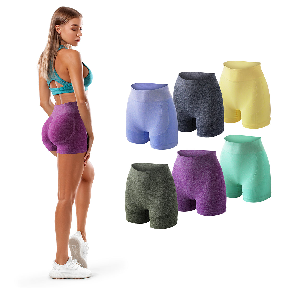 Short Biker Pack 6 pz Bella Form